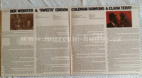Ben Webster & 'Sweets' Edison / Coleman Hawkins & Clark Terry - Obrázek 2