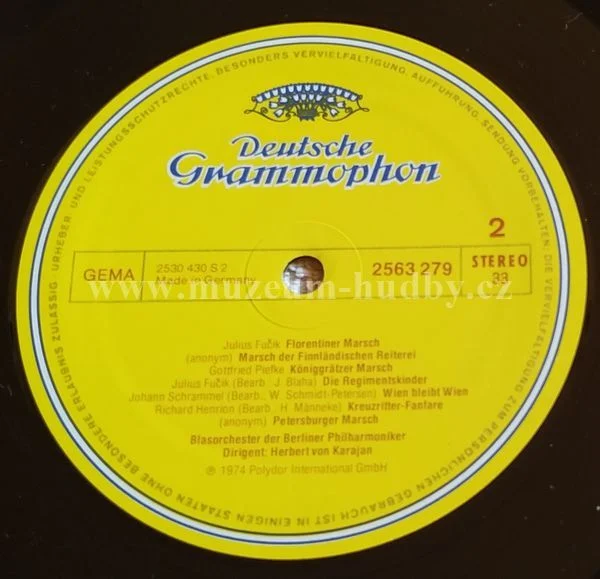 Herbert von Karajan, Blasorchester der Berliner Philharmoniker - Obrázek 9