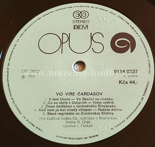 SĽUK's Popular Orchestra / Czechoslovak Radio Orchestra Of Popular Music - Obrázek 4