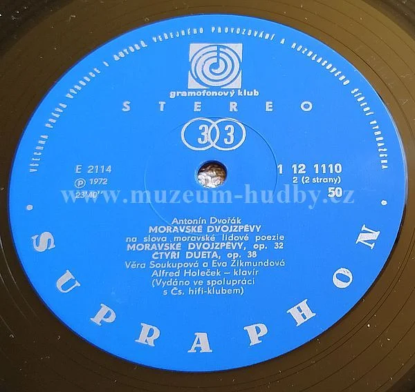 Antonín Dvořák - Eva Zikmundová, Ivo Žídek, Věra Soukupová, Alfred Holeček - Obrázek 7