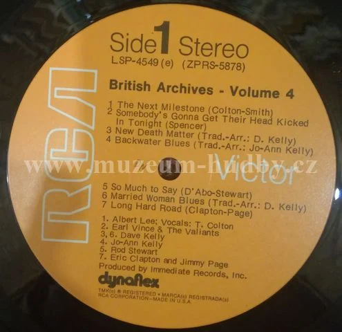 Earl Vince & The Valiants,Rod Stewart,Eric Clapton & Jimmy Page - Obrázek 3