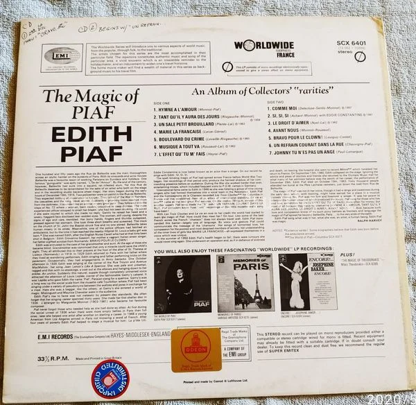 Edith Piaf - Obrázek 2