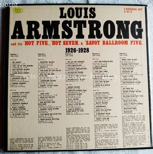 Louis Armstrong And His Hot Five - Obrázek 2