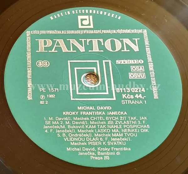 Michal David, Kroky Františka Janečka - Obrázek 3