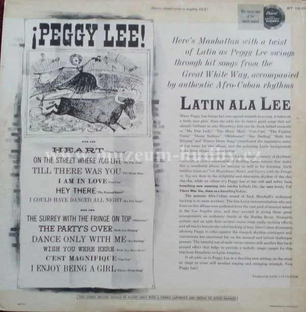 Peggy Lee With Jack Marshall's Music - Obrázek 2
