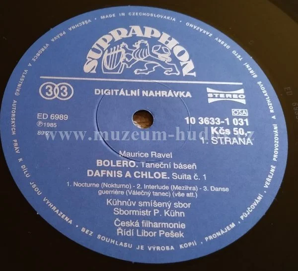 Ravel, Kühn Mixed Chorus, Czech Philharmonic Orchestra, Libor Pešek - Obrázek 3
