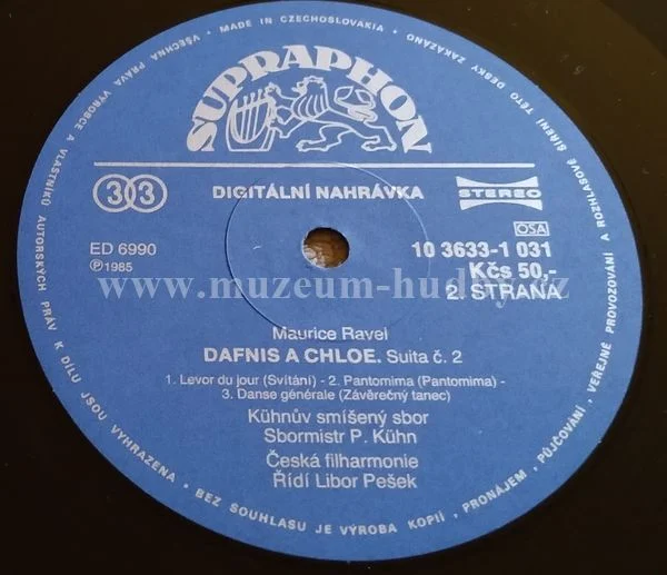 Ravel, Kühn Mixed Chorus, Czech Philharmonic Orchestra, Libor Pešek - Obrázek 4
