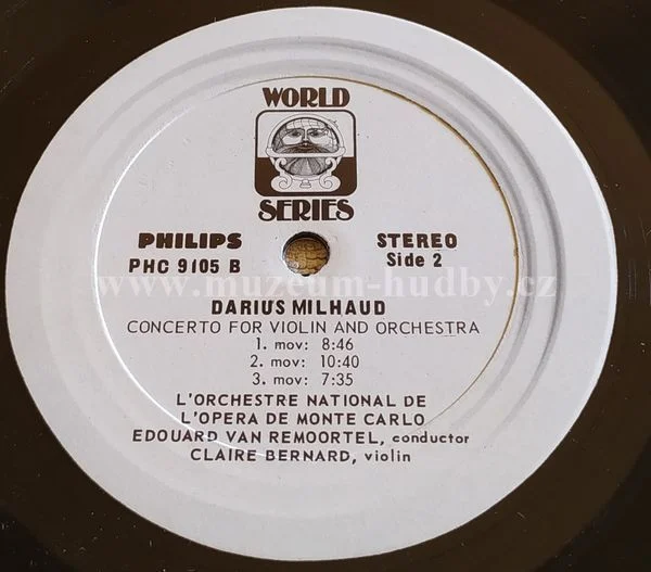 Samuel Barber, Darius Milhaud, L'Orchestre National De L'Opéra De Monte Carlo, Claire Bernard - Obrázek 4