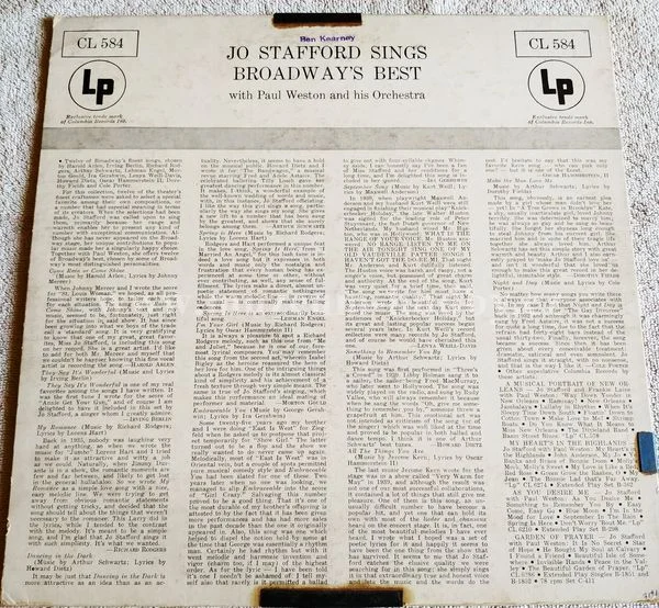 Jo Stafford With Paul Weston And His Orchestra - Obrázek 2
