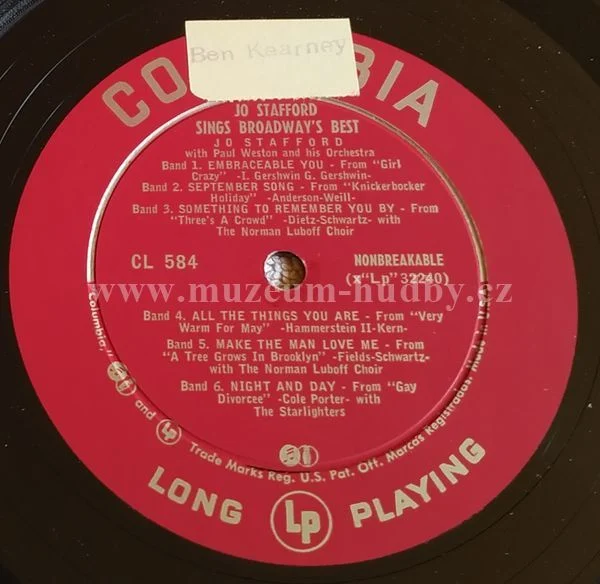 Jo Stafford With Paul Weston And His Orchestra - Obrázek 3