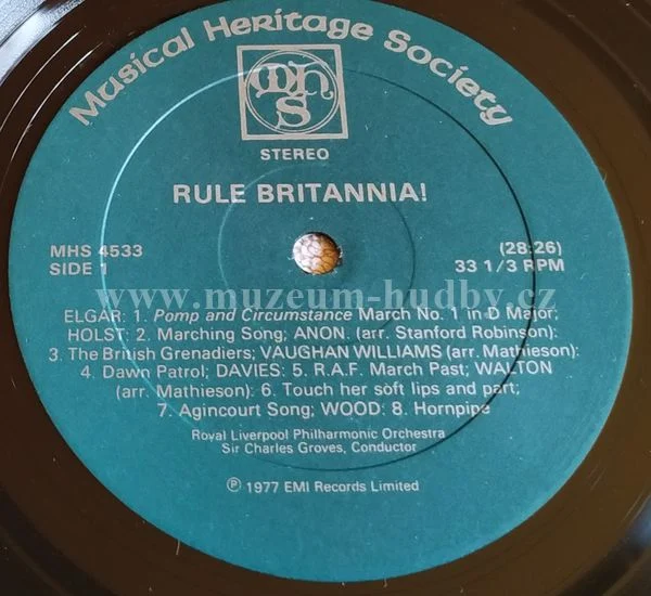 Royal Liverpool Philharmonic Orchestra, Sir Charles Groves - Obrázek 3
