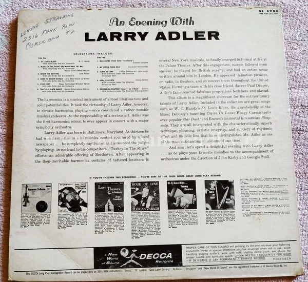 Larry Adler With John Kirby And His Orchestra - Obrázek 2