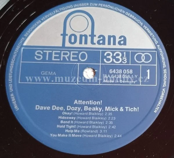 Dave Dee, Dozy, Beaky, Mick & Tich - Obrázek 3
