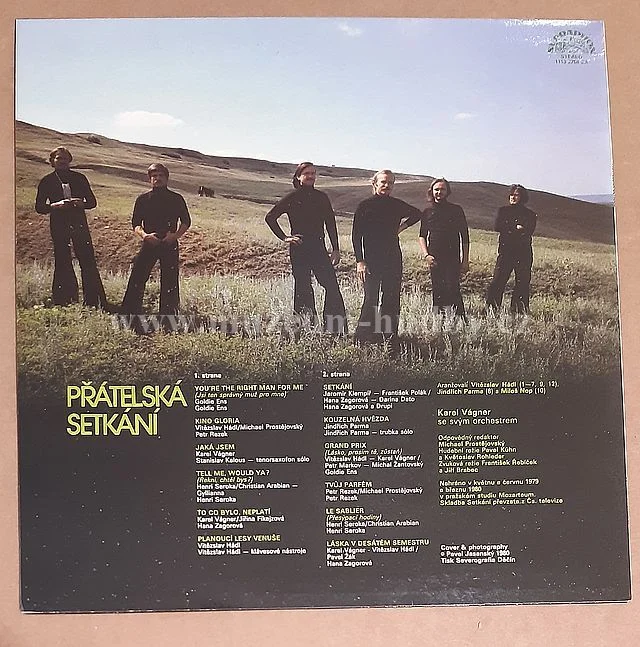 Petr Rezek, Goldie Ens, Henri Seroka, Hana Zagorová A Drupi, Orchestr Karla Vágnera - Obrázek 2