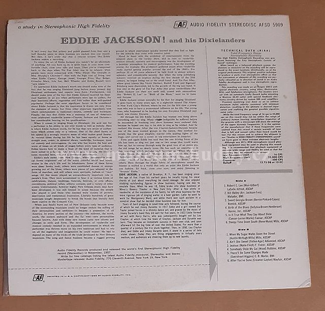 Eddie Jackson And His Dixielanders - Obrázek 2