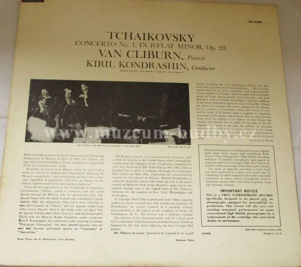 Tchaikovsky / Van Cliburn, Kiril Kondrashin - Obrázek 2