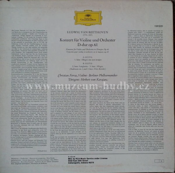 Ludwig Van Beethoven - Christian Ferras, Herbert von Karajan, ... - Obrázek 2