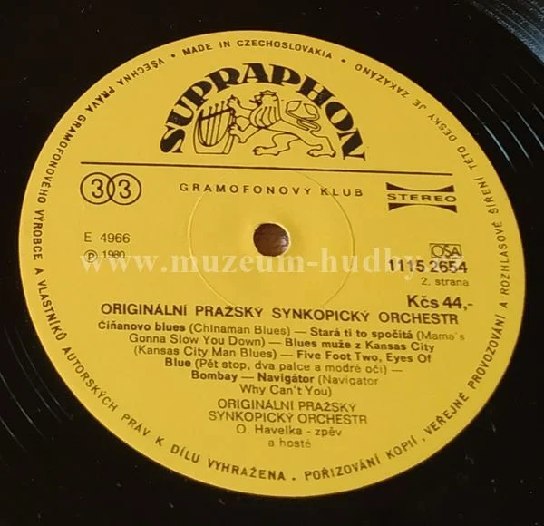 Originální Pražský Synkopický Orchestr - Obrázek 4