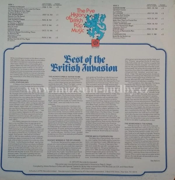 Lonnie Donegan / The Searchers / The Honeycombs / The Rockin' Berries / ... - Obrázek 3