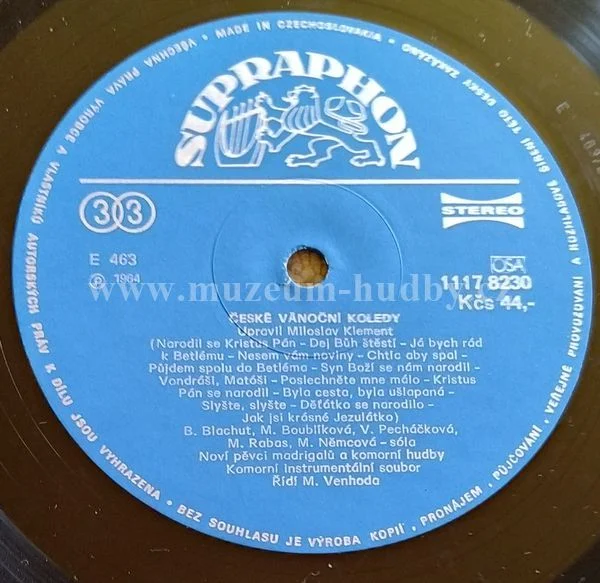 Noví Pěvci Madrigalů A Komorní Hudby A Komorní Instrumentální Soubor , Řídí Miroslav Venhoda - Obrázek 4