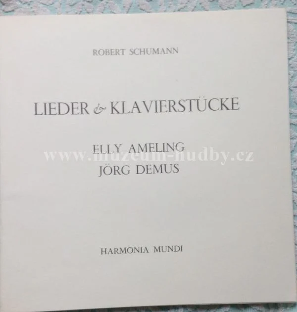 Robert Schumann - Elly Ameling, Jörg Demus - Obrázek 6