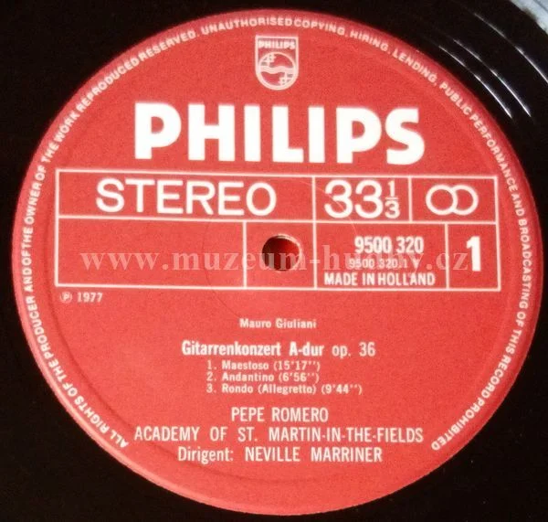 Giuliani / Pepe Romero, Academy Of St. Martin-In-The-Fields, Neville Marriner - Obrázek 3