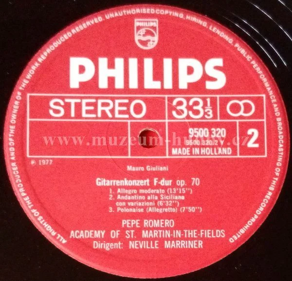 Giuliani / Pepe Romero, Academy Of St. Martin-In-The-Fields, Neville Marriner - Obrázek 4