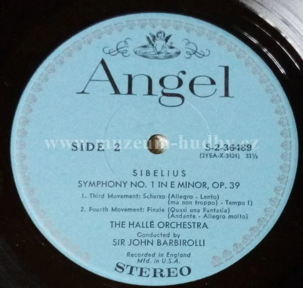Sibelius - Sir John Barbirolli Conducting The Hallé Orchestra - Obrázek 3
