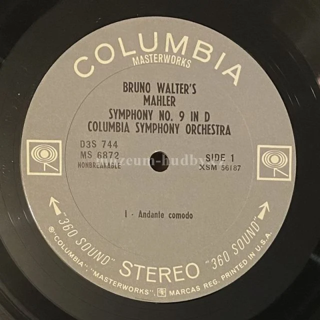 Bruno Walter, Columbia Symphony Orchestra, The New York Philharmonic Orchestra - Obrázek 5