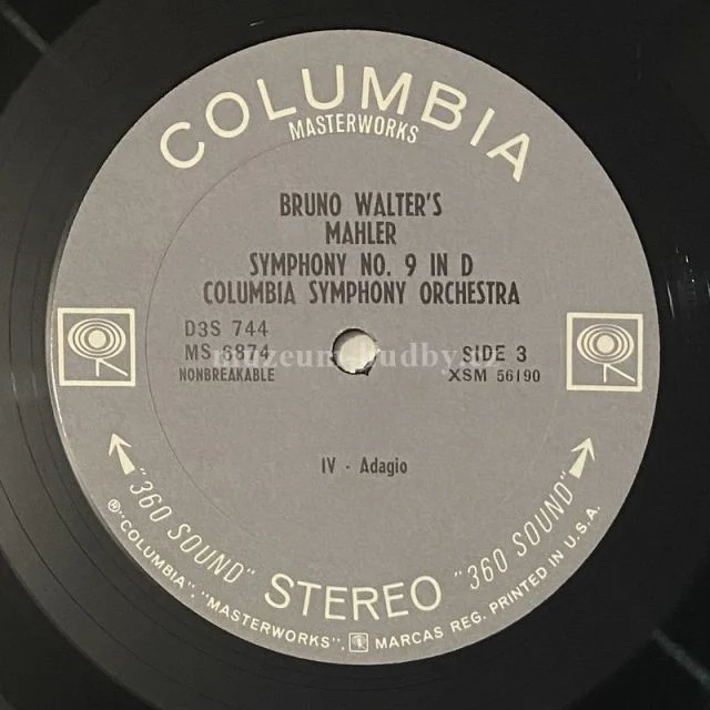 Bruno Walter, Columbia Symphony Orchestra, The New York Philharmonic Orchestra - Obrázek 6