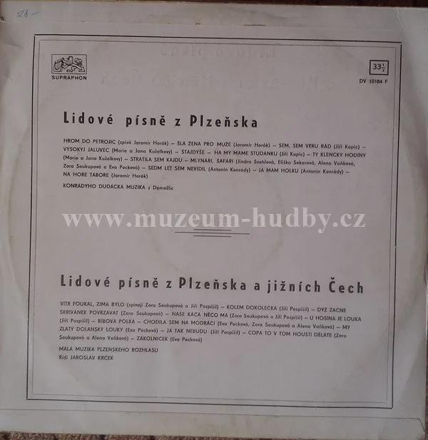 Konrádyho Dudácká Muzika Z Domažlic / Malá Muzika Plzeňského Rozhlasu - Obrázek 2