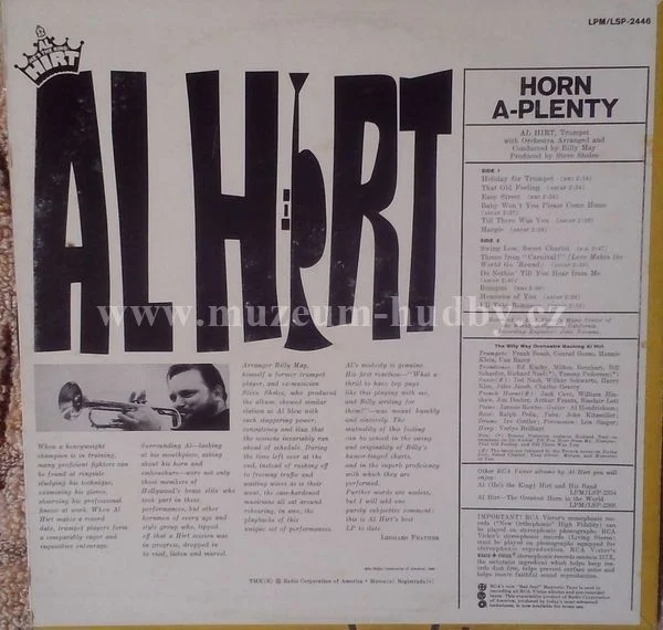 Al Hirt With Orchestra Arranged And Conducted By Billy May - Obrázek 2