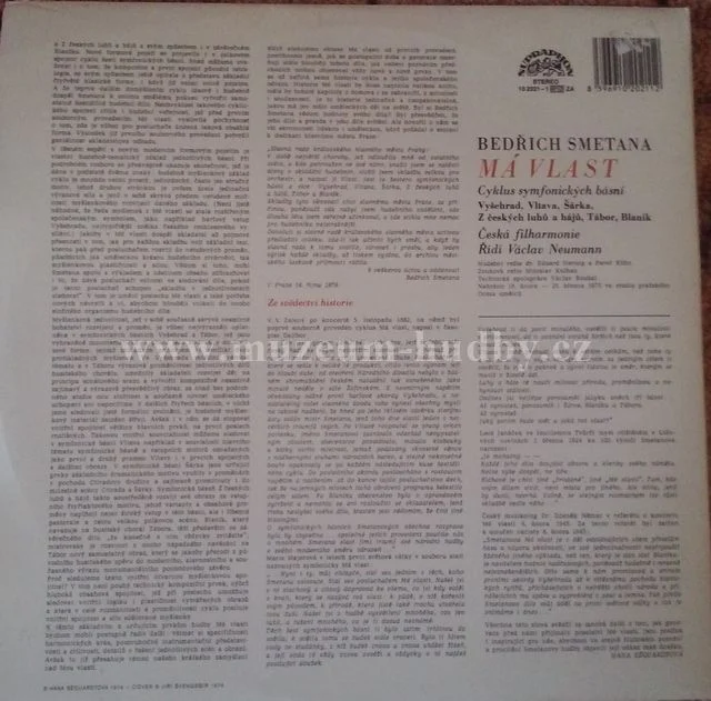Bedřich Smetana - Česká Filharmonie / Václav Neumann - Obrázek 3