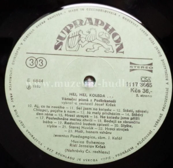 Iuventus Paedagogica, Musica Bohemica - Obrázek 4