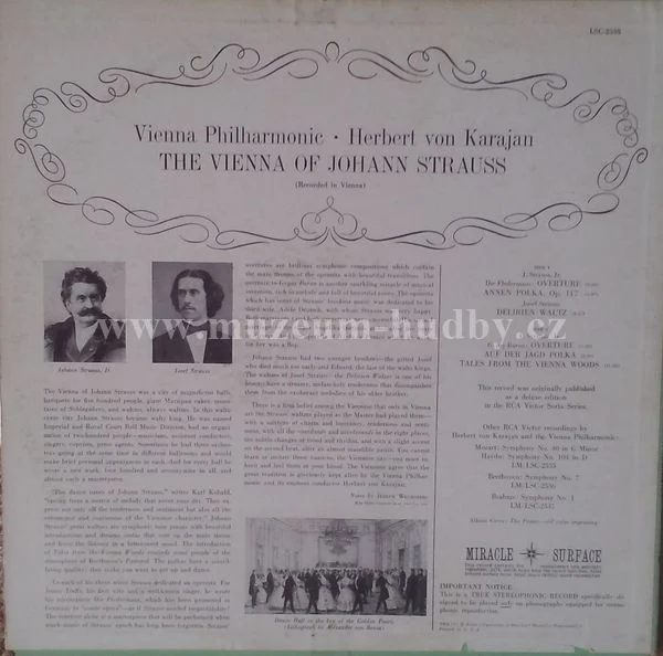 Johann Strauss / Vienna Philharmonic / Herbert von Karajan - Obrázek 2