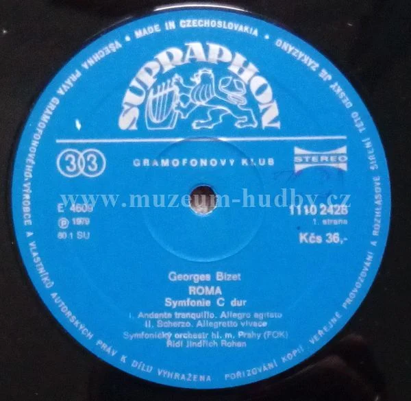 Georges Bizet, Symfonický Orchestr Hl. M. Prahy (FOK), Jindřich Rohan - Obrázek 3