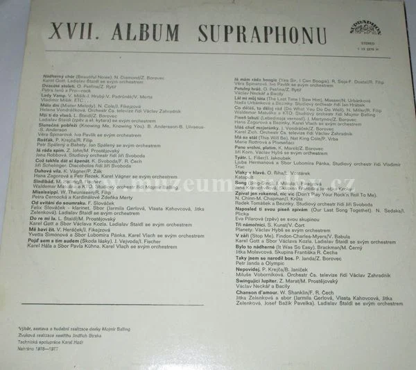 XVII. Album Supraphonu - Obrázek 2