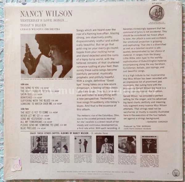 Nancy Wilson / Gerald Wilson's Orchestra - Obrázek 2