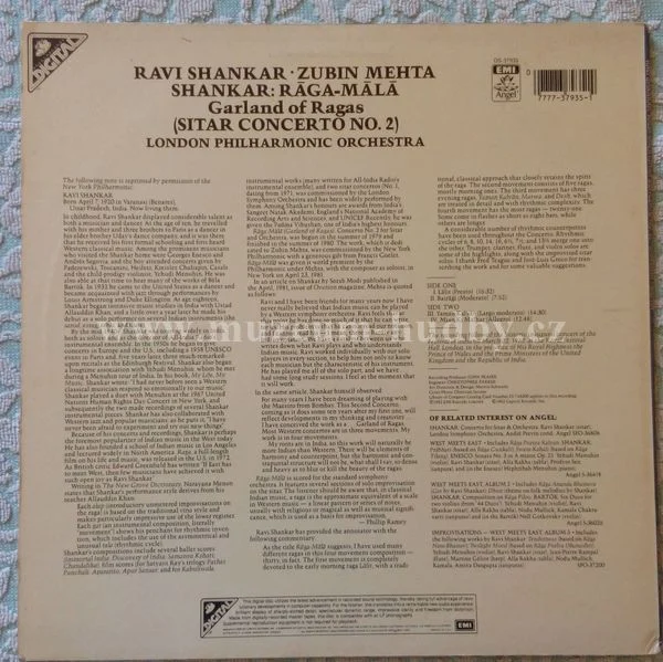 Ravi Shankar And Zubin Mehta And London Philharmonic Orchestra - Obrázek 2