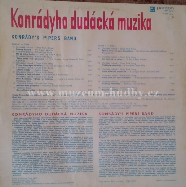 Konrádyho Dudácká Muzika = Konrády's Pipers Band - Obrázek 2