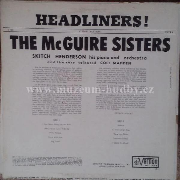 The McGuire Sisters / Skitch Henderson & His Orch. - Obrázek 2