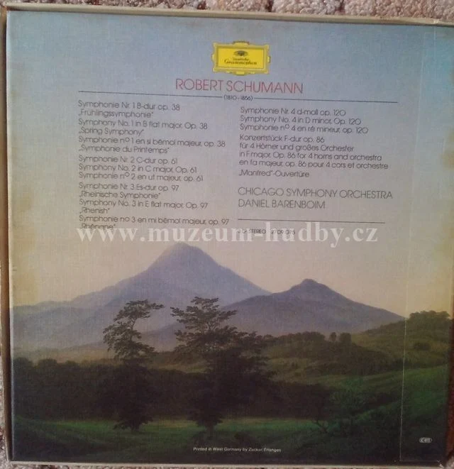 Daniel Barenboim, The Chicago Symphony Orchestra, Robert Schumann - Obrázek 3