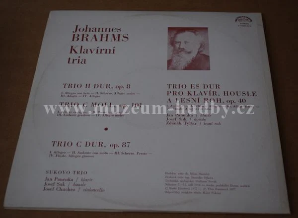 Johannes Brahms, Sukovo Trio - Obrázek 3