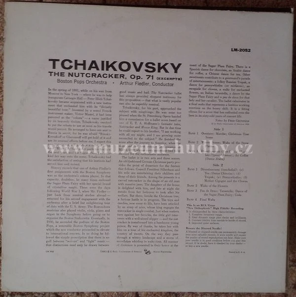 Tchaikovsky / The Boston Pops Orchestra, Arthur Fiedler - Obrázek 2