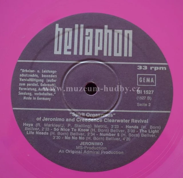 Jeronimo And Creedence Clearwater Revival - Obrázek 4