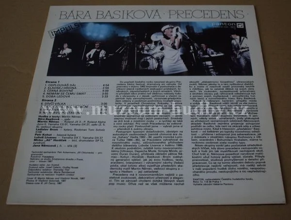 Bára Basiková, Precedens - Obrázek 2