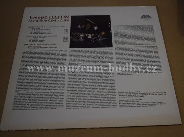 Joseph Haydn, Pražský Komorní Orchestr - Obrázek 2