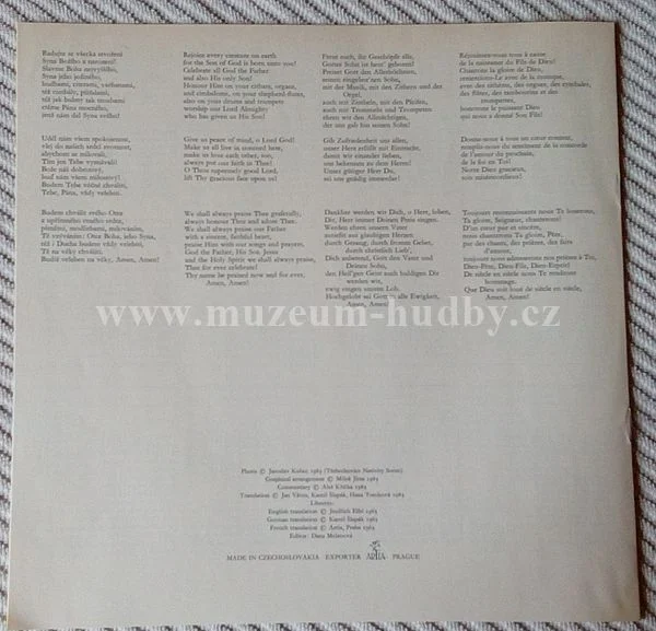Jakub Jan Ryba - Czech Philharmonic Chorus And Czech Philharmonic Orchestra, Lubomír Mátl - Obrázek 6