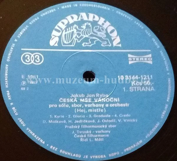 Jakub Jan Ryba - Czech Philharmonic Chorus And Czech Philharmonic Orchestra, Lubomír Mátl - Obrázek 7