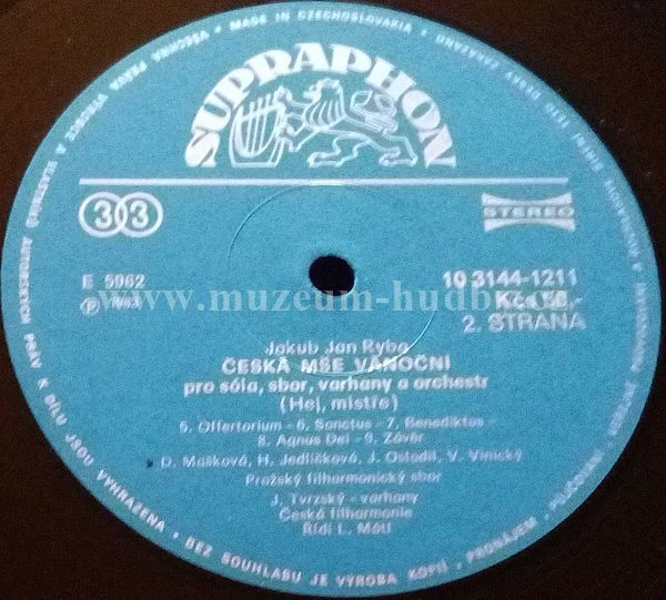 Jakub Jan Ryba - Czech Philharmonic Chorus And Czech Philharmonic Orchestra, Lubomír Mátl - Obrázek 8